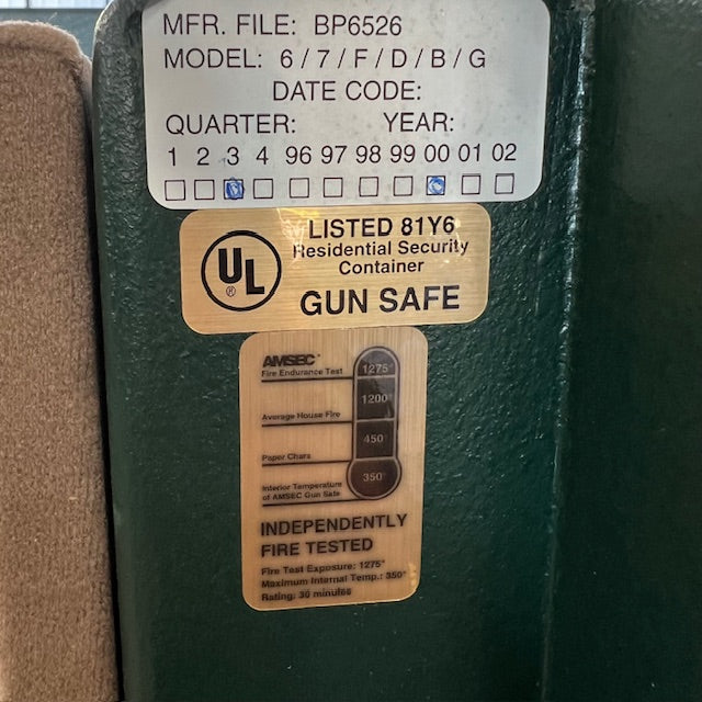 USED American Security 22 Gun Safe