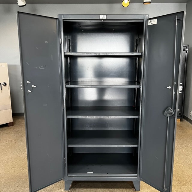 Strong Hold Industrial Cabinets from Essex Drum Handling  Strong Hold's  1,900 lbs Capacity Floor Model Industrial Storage Cabinets are built for  rough and tough industrial storage needs. Get Heavy Duty Metal