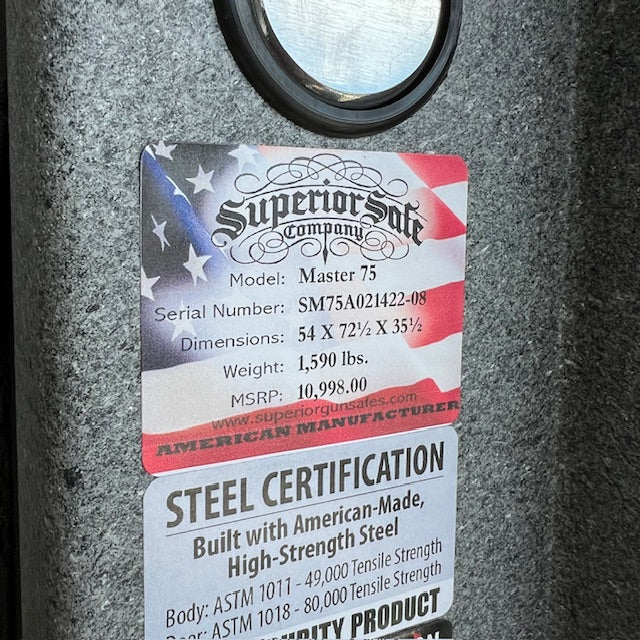 Superior Master 75 Gun Safe - CLEARANCE