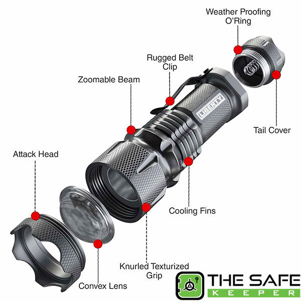 Liberty 500 Lumen Tactical Flashlight, image 2 