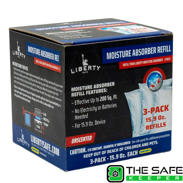 Liberty Safe Humydry Moister Absorber Refill 15.9 oz (3-Pack), image 1 